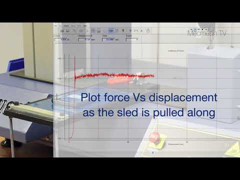 Coefficient of friction testing on the MultiTest 25-i. Mecmesin Force & Torque Measurement Systems