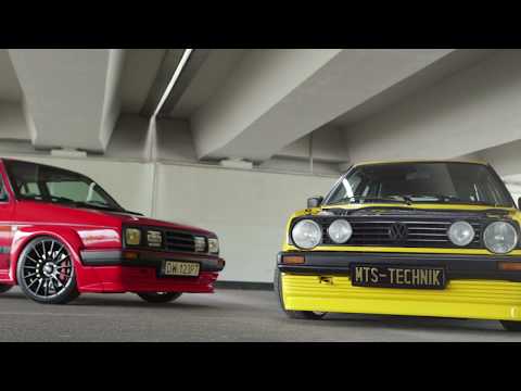 VW Golf Mk2 RetroRacers attack - BBS vs Kamei bodykit MTS Technik showout (trailer)