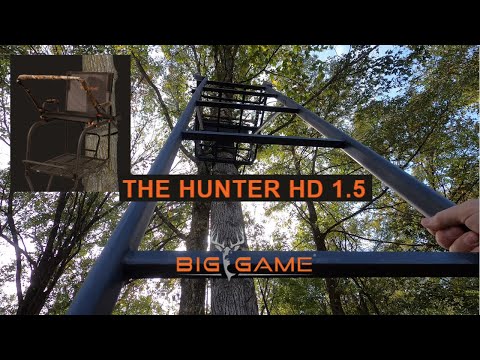 UNBOXING & REVIEW Big Game Hunter HD 1.5 Tree Stand | HOW TO Setup a Tree Stand By Yourself