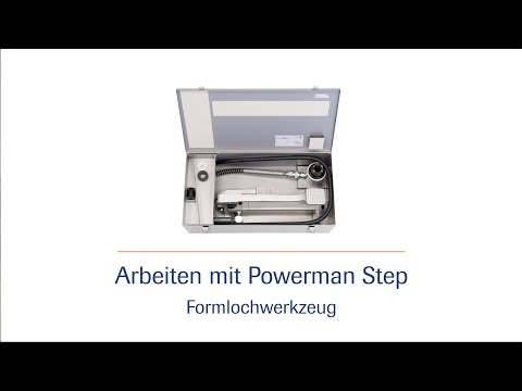 Fußbetätigte Hydraulik-Stanzpumpe Powerman Step  - Formlochwerkzeuge HD | häwa