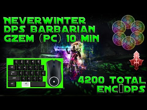 Neverwinter | Barbarian | 4200 ENCDPS Gzemnid Reliquary Master | Pc | 1080p