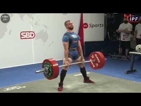 Vladyslav Chornyi - 4th Place 857.5kg Total - 83kg Class 2021 IPF World Open Championship