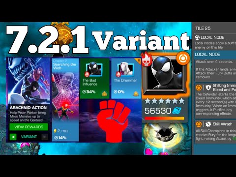 Variant 7 2.1 Easy Path Arachnid Action 7.2.1 | Mcoc | Marvel Contest of Champions