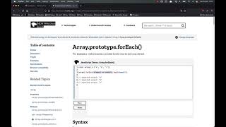 CS-290: Array.forEach() Explanation