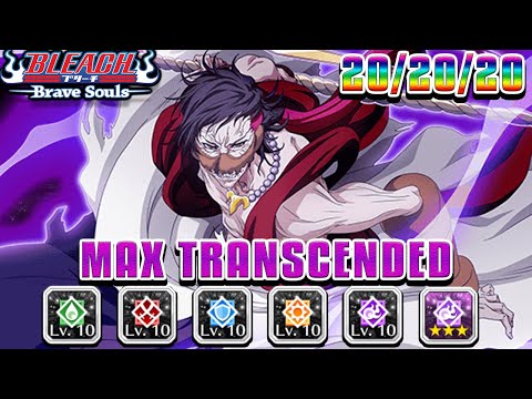 MAX TRANSCENDED 20/20/20 MIND KOGA SHOWCASE WITH BEST BUILDS! Bleach Brave Souls