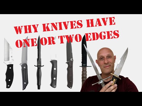 Why do KNIVES in History have One or Two EDGES?