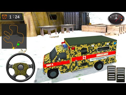 Army Ambulance Van Driving - 911 Rescue Emergency Simulator - Best Android Games GamePlay
