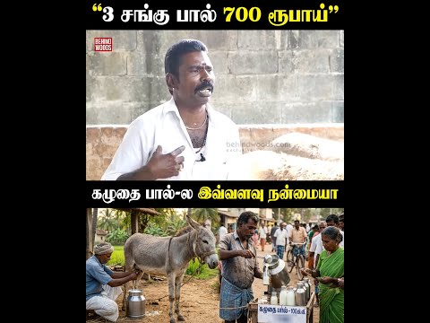 கழுதை வளர்த்தா லட்ச கணக்குல சம்பாதிக்கலாம் போலயே 😲