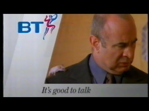 British Telecom advert with Bob Hoskins - Broadcast 15th May 1996 ITV (UK)