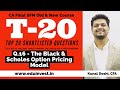 Q 16 Derivatives The Black Scholes Option Pricing Model