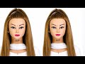 Beautiful Half Ponytail Hairstyle Tutorial Easy Stylish Hair Look For Girls