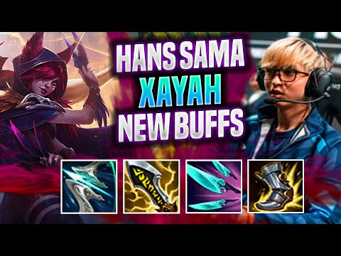 HANS SAMA IS INSANE WITH XAYAH NEW BUFFS! - RGE Hans Sama Plays Xayah ADC vs Draven! | Patch 11.21