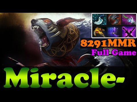 Dota 2 - Miracle- 8291MMR Plays Ursa - Full Game - Ranked Match Gameplay