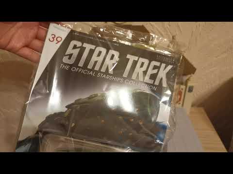 Romulan Drone Ship - Star Trek Eaglemoss issue 39 unboxing and review. Birthday present, Big Bus Man