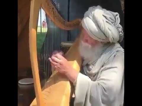 Sufi Dervish Plays Heavenly Harp Music