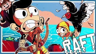 YOU'RE ALL A BUNCH OF VULTURES! | New Update :D! (RAFT Multiplayer)
