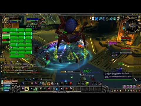 Druid Healing Perspective Zek'Voz in Uldir WoW LFR  (2018)