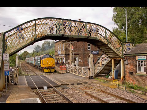 Greater Anglia Short Set | Class 37s 37558 & 37409 in action on the Wherry Lines - 31st August 2019