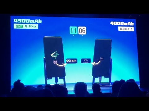 Black Shark 4 Pro 120W Ultra Fast Flash Charging - Live Demo @ Launch Stage ( Xiaomi )