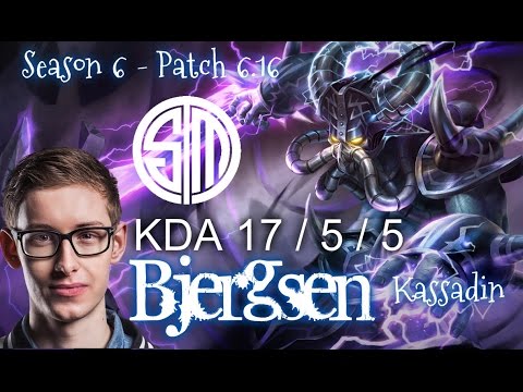 TSM Bjergsen KASSADIN vs KARMA Mid - Patch 6.16 NA Ranked | League of Legends