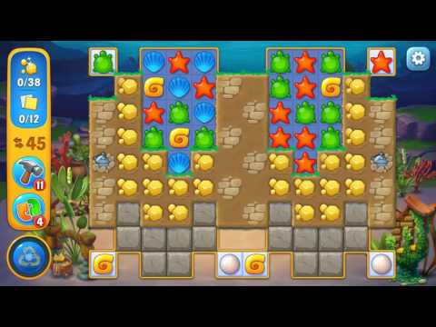 Fishdom level 355 Gameplay (iOS Android)