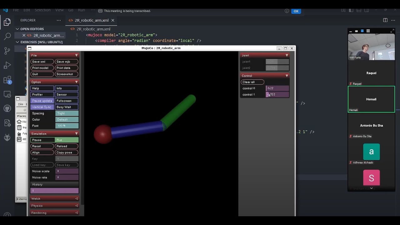 N2E Robotics: MuJoCo simulator workshop