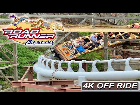 Off-ride footage of a Road Runner Express train