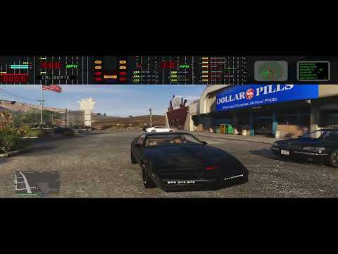 GTA V (Knight Rider Mod) | K.I.T.T.  Gameplay