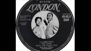 Billy And Lillie - La Dee Dah  (1958)