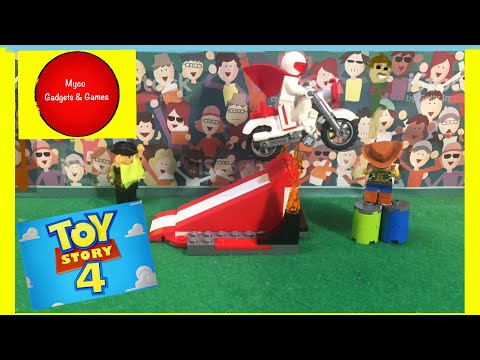 Lego Toy Story 4 Duke Caboom's Stunt Show - Stop Motion Film