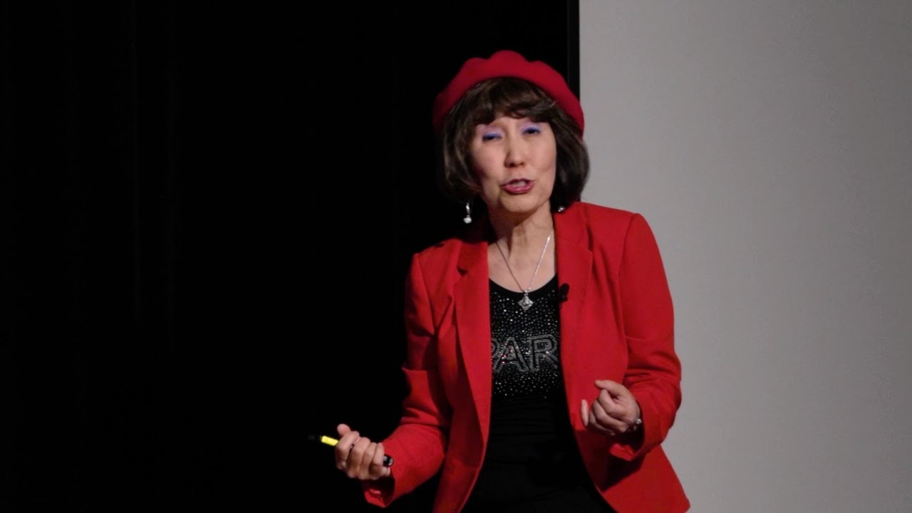 Susie Sharpe on stage