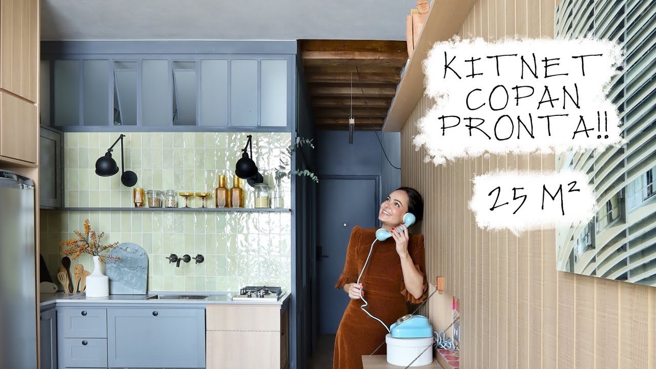 KITNET COPAN 25 m² REFORMA COMPLETA