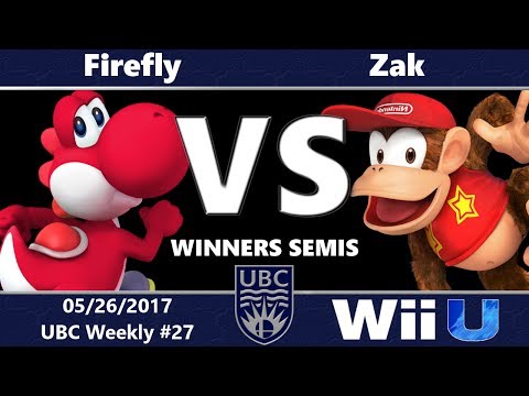 UBC #27: Winners Semis - Firefly (Yoshi) vs Zak (Diddy Kong)