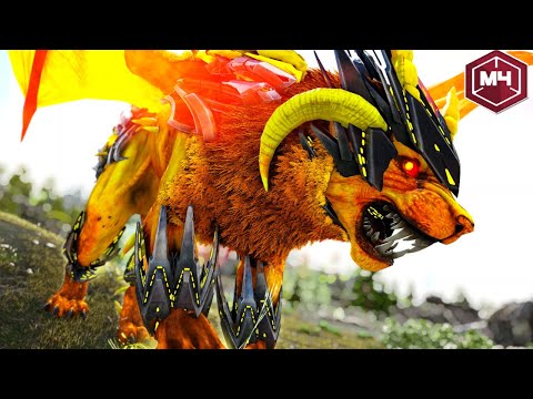 DER MYTH MANTICORE EMPEROR BOSS! 😨 MYTH HYÄNE! 😆 - ARK Devin Fo.30