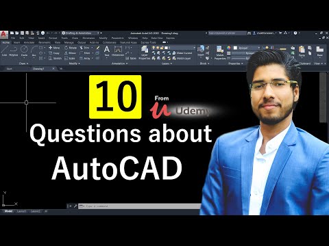 10 Question about AutoCAD | video from Udemy | Buy full course