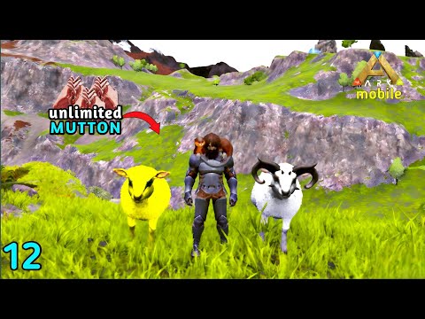 I Tamed Sheep(ovis) and Created a Mutton Farm | Ark Mobile Ragnarok Ep. 12