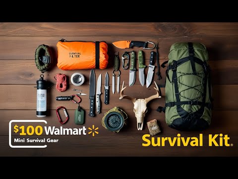 Surviving on a Budget for 7 Day The $100 Walmart Survival Kit Challenge