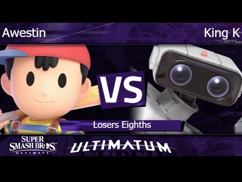 Ultimatum  - FX | Awestin (Ness) vs King K (ROB) Losers Eighths - SSBU