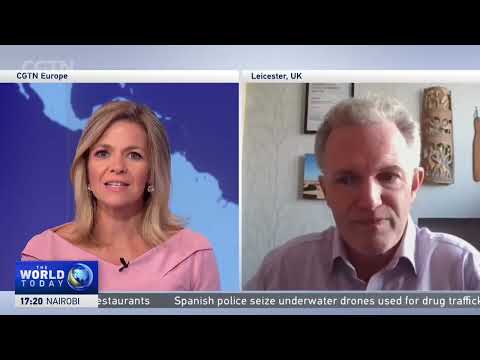 De Montfort University's Professor Alistair Jones joins CGTN Europe