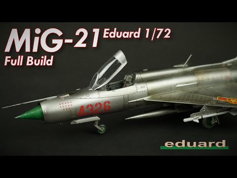 Building Eduard's MiG-21PF 'Fishbed' in 72nd Scale! | Full Build in 4K