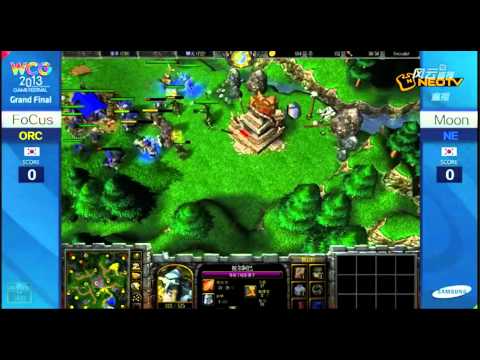 WCG 2013 Grand Final War3 Moon VS FoCuS