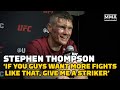 Stephen ‘Wonderboy’ Thompson Wants More Strikers After Thrilling UFC Orlando Scrap  - MMA Fighting