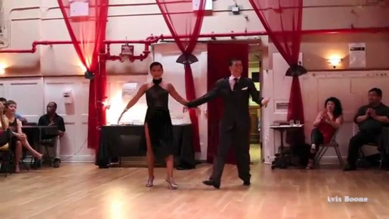 Rosalia Gasso & Alejandro Barrientos perform a Tango @ Salon Reale 3rd Anniversary July 25, 2015