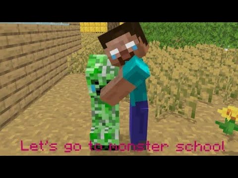 Monster School : CREEPER LIFE (part 1) - Minecraft Animation