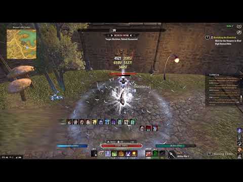 Elder Scrolls Online: Stamina Sorcerer DPS Rotation (HotR)