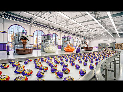 How Cadbury Creme Eggs Are Made In Factory