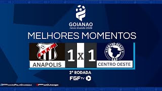 MELHORES MOMENTOS ANÁPOLIS X CENTRO OESTE | 2ª RODADA GOINÃO NOVO MUNDO 2026