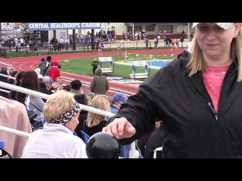 GCT Jr High girls mile run Blazer relays on 4 15 2021 featuring Sophia Gonzalez
