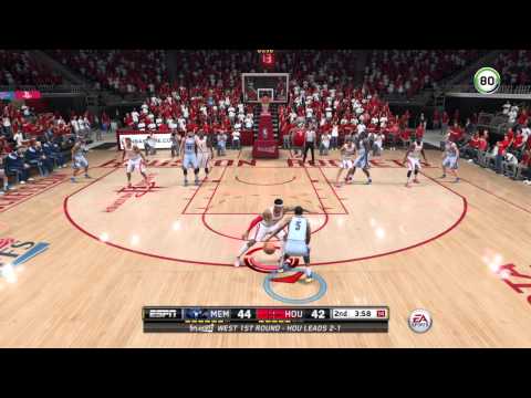 Nba Live 15 : Rising Star - Playoffs Game 4 Swaggy Kay With The Double Clutch Slam !