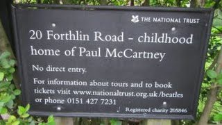 Paul McCartney's Childhood Home National Trust House (One Foot In The Past - 1998)
